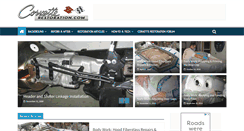 Desktop Screenshot of corvette-restoration.com